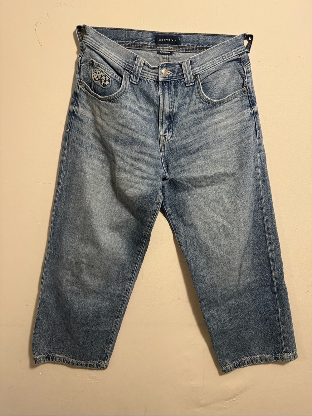 Aeropostale Light Wash Super Baggy Men’s Jeans